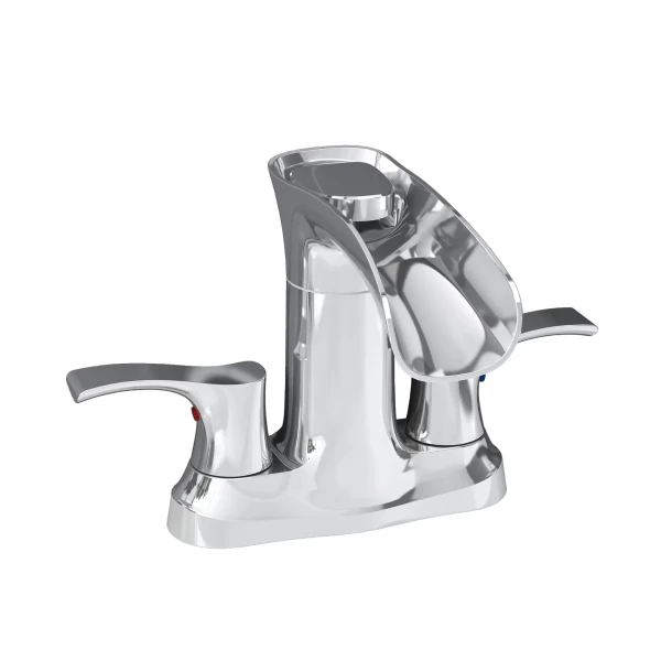 2-Handle Waterfall Spout Bathroom Faucet - sunrinx.com