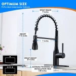 Pull-down-Spring-Goose-Neck-Sprayer-Kitchen-Faucet