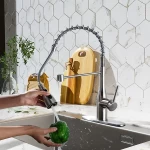 Pull-down-Spring-Goose-Neck-Sprayer-Kitchen-Faucet-6