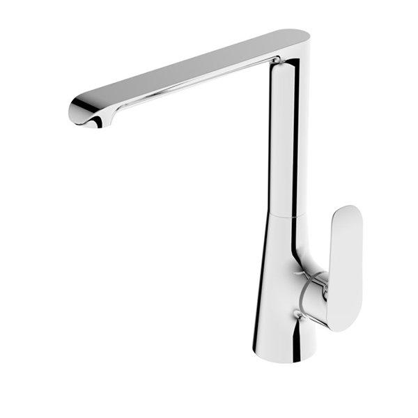 Moderner-Chrom-Küchenarmatur-mit-High-Arc-Auslauf-SR-BF90707CP