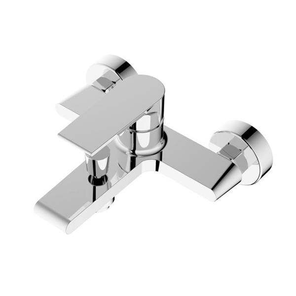 contemporary-wall-mounted-bath-mixer-faucet-chrome-finish