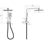 WELS-3-Star-Dual-Shower-System-size-chart