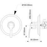 Single-Handle-Tub-and-Shower-Trim-Package-with-Single-Function-Rain-Shower-Head-size-chart
